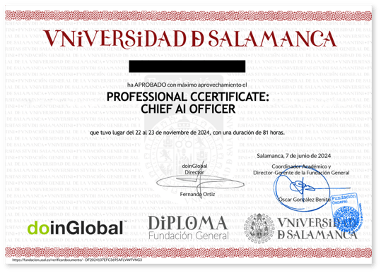 PCCAIO Diploma